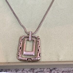 Elegant Brighton Silver Necklace